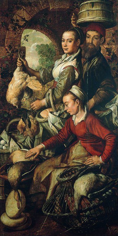 Marktscène door Joachim Beuckelaer